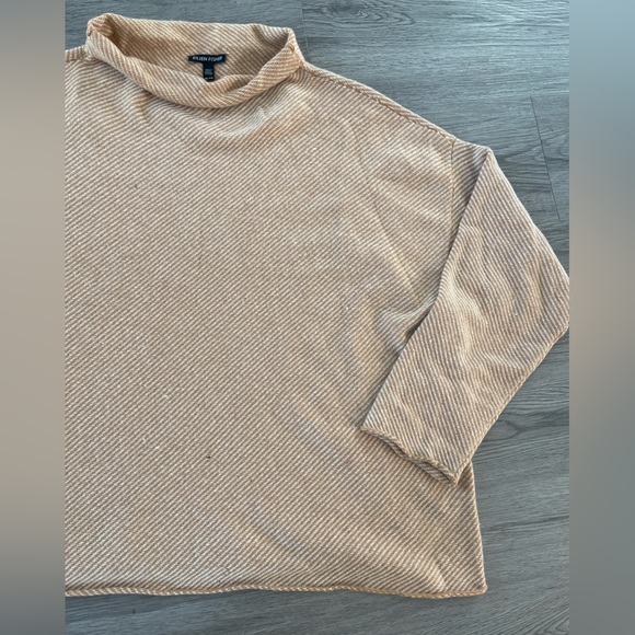 Eileen Fisher cashmere Tan Cowl Neck Sweater - Picture 4 of 8